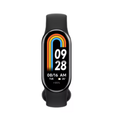 Xiaomi Smart Band Mi Band 8 1.62 Caja De Plástico Negra, Malla Negra De Silicona Y Bisel Negro De Plástico - comprar online