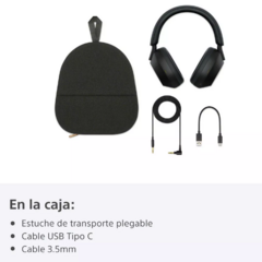 Auriculares Bluetooth Sony Inalambricos Wh-1000xm5 Color Negro en internet