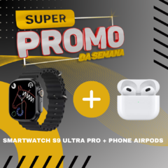 Relógio inteligente Smart Watch S9 Ultra Pro + Phone AirPod - Promo