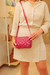 Bolsa Grace de Couro Magenta - comprar online