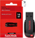 Pen Drive SanDisk Cruzer Blade USB 2.0 Flash Drive 16GB