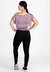 Imagem do Calça com Detalhe Violeta Legging Preta | REF: LX212