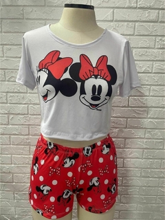 Babydoll Virginia de manguinha Mickey