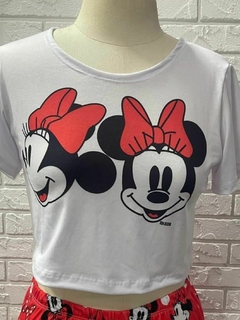 Babydoll Virginia de manguinha Mickey - comprar online