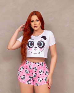 Babydoll Virginia de manguinha Panda - comprar online