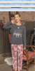 Pijama Invierno Mujer Algodon Lencatex - Art 23369 - comprar online