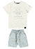 CONJUNTO INFANTIL MENINO CAMISETA E BERMUDA WAVES IOLUIG! - comprar online