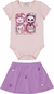 CONJUNTO BEBÊ MENINA BODY E SAIA MARLAN BABY - comprar online