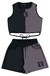 CONJUNTO JUVENIL FEMININO REGATA E SHORTS MOLETINHO MILLI&NINA - comprar online