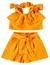 CONJUNTO INFANTIL MENINA CROPPED E SHORTS TECIDO ANARRUGA MILLI&NINA - comprar online