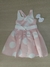 Vestido festa infantil poá rosa e branco Bambollina - comprar online