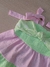 Vestido verde e rosa Infanti na internet