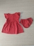 Vestido vermelho Bebê com calcinha - comprar online