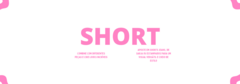 Banner da categoria Short