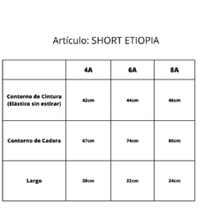 SHORT ETIOPÍA - Godhu Uruguay