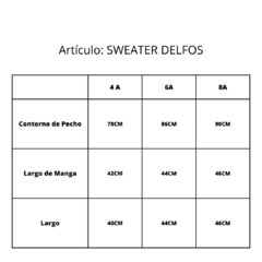 Sweater Delfos Combinado