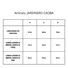 JARDINERO CAOBA en internet