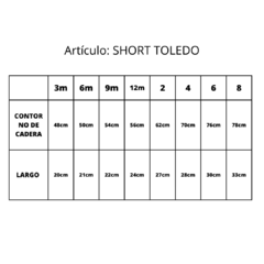 SHORT TOLEDO en internet