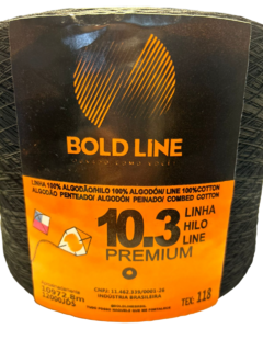 Linha Boldline 10.3 Extra Premium - 12000 Jardas 100% Algodão PRETA