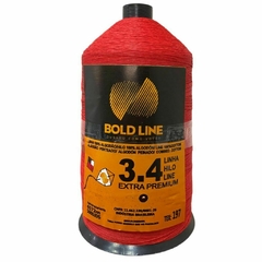 Linha Boldline 3.4 Extra Premium - 5000 Jardas 100% Algodão VERMELHA