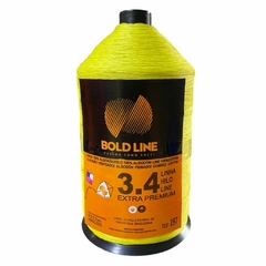 Linha Boldline 3.4 Extra Premium - 5000 Jardas 100% Algodão AMARELA NEON