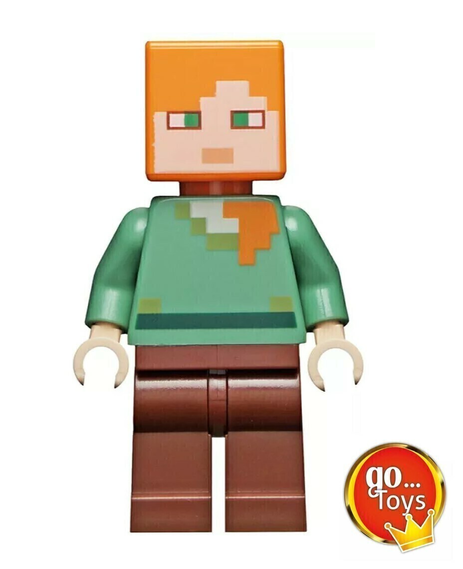 Lego Minecraft - Minifigura Alex - Comprar en Go Toys