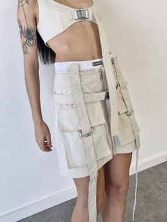 Cargo mini skirt "LACE" - online store