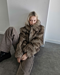 Image of Faux fur jacket "FANCY"