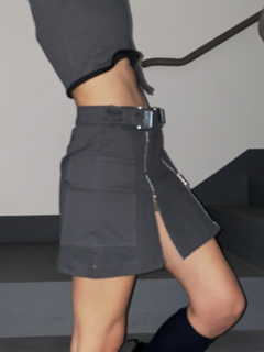 Image of Cargo mini skirt "INDUSTRIAL"