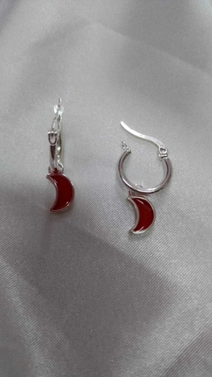 Aros luna roja