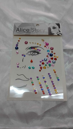 Strass facial colores