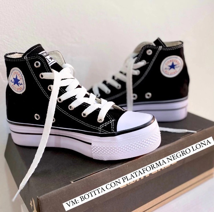 Converse botitas con outlet plataforma