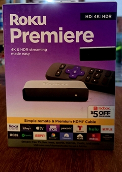 ROKU TV PREMIER HD | 4K | HDR NETFLIX AMAZON YOUTUBE SPOTIFY ROKU CHANEL