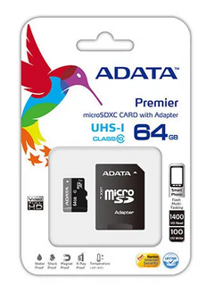 Tarjeta de memoria Adata Micro SD 64 Gb