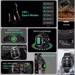 2025 novo para xiaomi militar relógio inteligente dos homens esportes ao ar liv