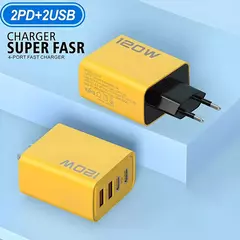 Imagem do USB C PD carregador do telefone, carga rápida 3.0, tipo C, adaptador de carrega