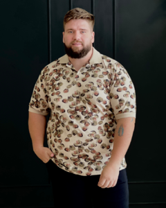 Gola Polo PlusSize Pique Estampado - comprar online