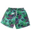 Bermuda de Tactel Estampa Exclusiva floral Verde