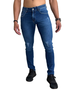 Calça Jeans Skinny destroyed - Avallanch Moda Masculina