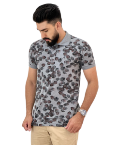 Gola Polo Floral Estampado