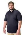 Polo Pique PlusSize Rocket Modal Marrom