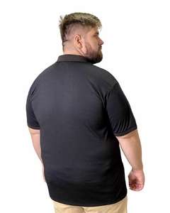 Polo Pique PlusSize Rocket Modal Marrom na internet