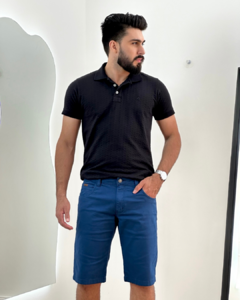 Bermuda de Sarja Azul - Avallanch Moda Masculina