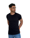 Camiseta MalhaTransformece Texturizada Preto