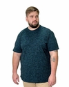 Camiseta PlusSize Beta Preto c/ Verde