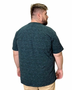 Camiseta PlusSize Beta Preto c/ Verde na internet