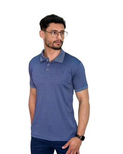 Polo Pique Rocket Modal Azul