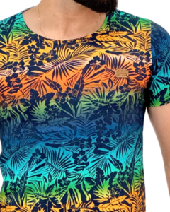 Camiseta Floral 100% Algodão - Avallanch Moda Masculina