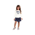 Conjunto Infantil Menina Short Saia e Blusa Milon