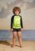 Kit Beachwear Com Proteção UV 50+ Tubarão Banana Danger